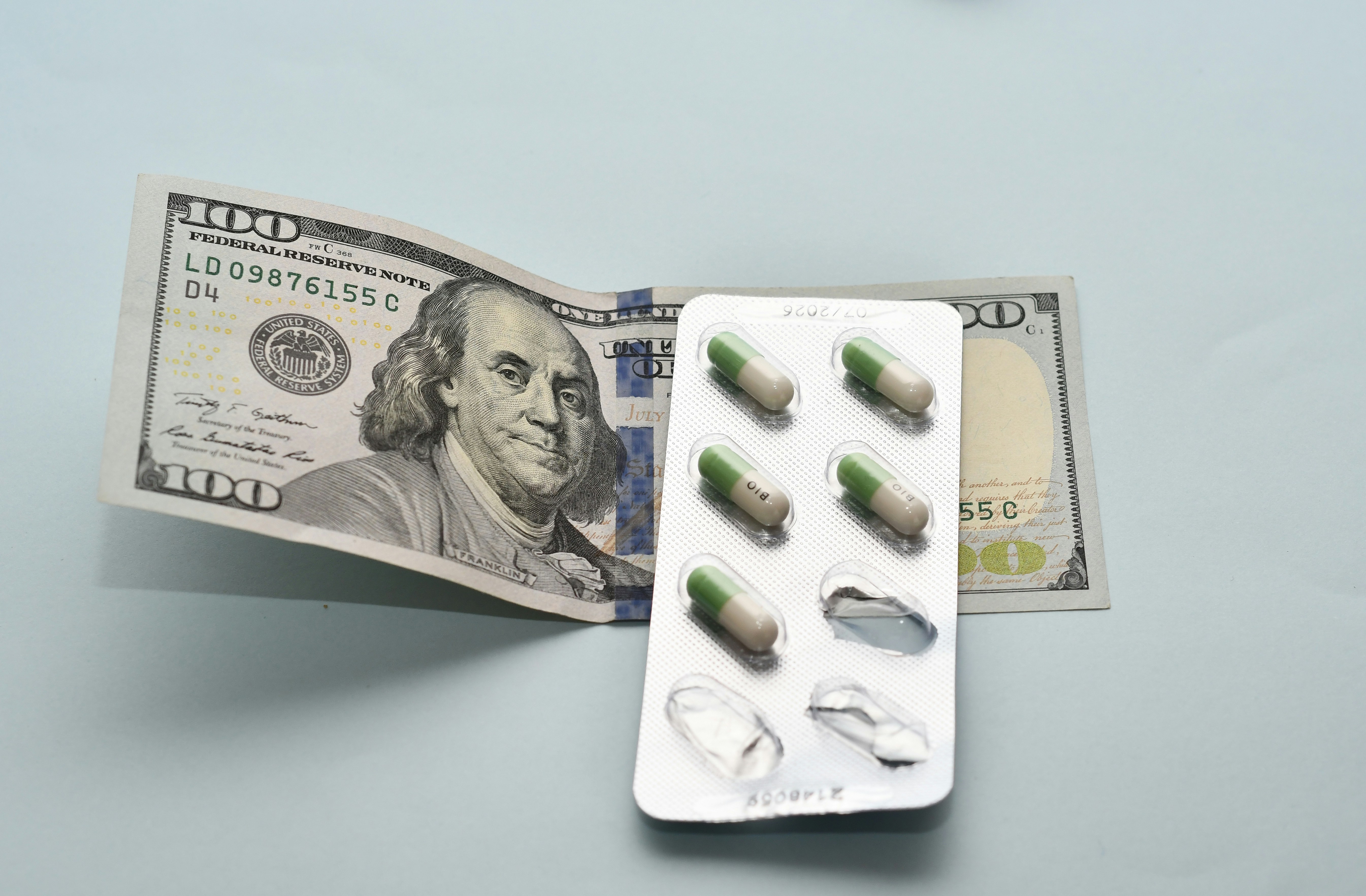 Medicine and a hundered USD.
